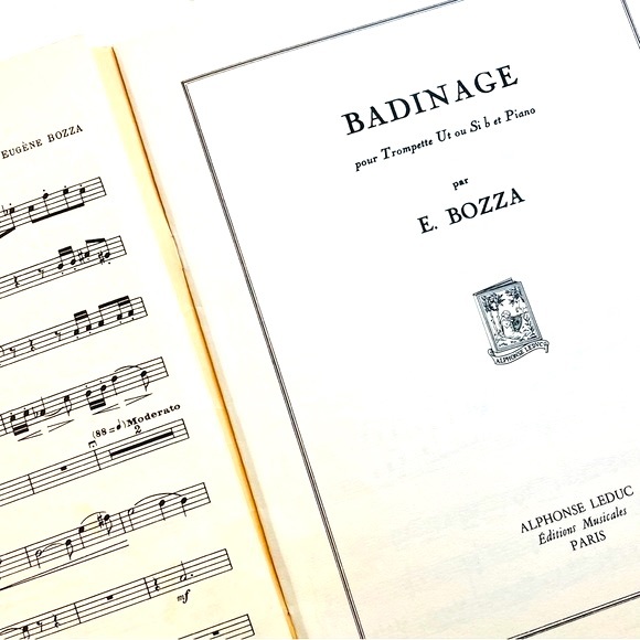 Alphonse Leduc Other - Badinage Sheet Music for Trumpet E. Bozza